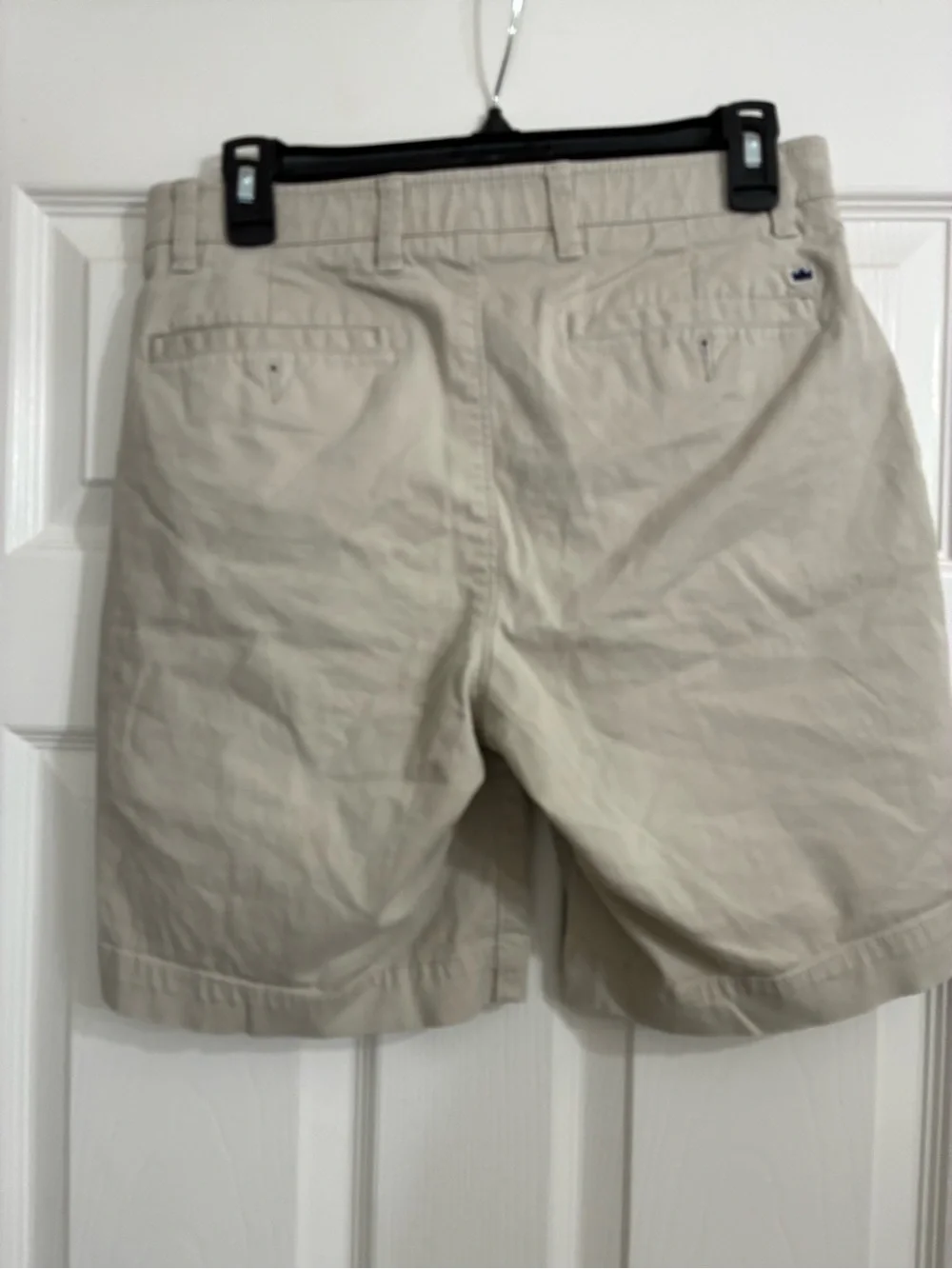 crown & ivy Beige Flat-Front Men’s Shorts